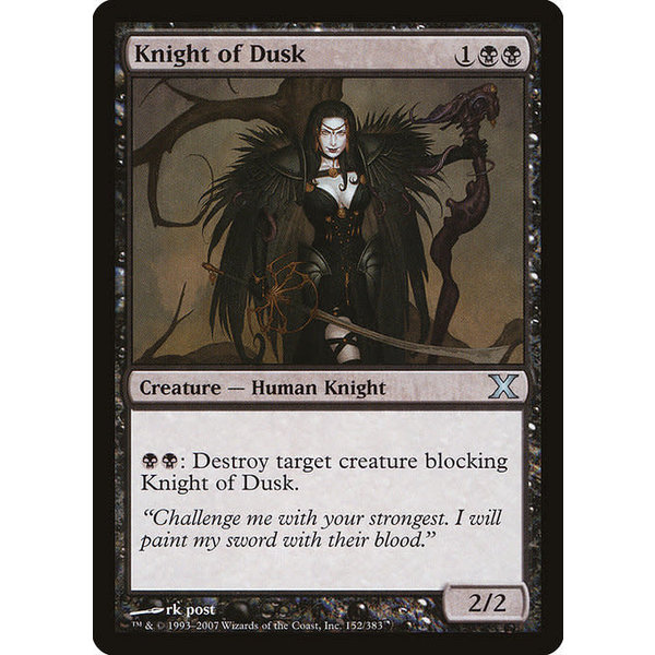 Magic: The Gathering Knight of Dusk (152) Lightly Played