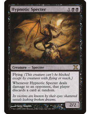 Magic: The Gathering Hypnotic Specter (151) Lightly Played