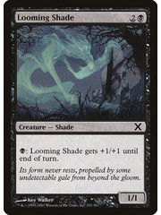Magic: The Gathering Looming Shade (153) Damaged