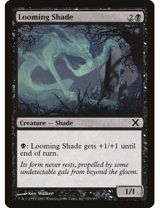 Magic: The Gathering Looming Shade (153) Damaged
