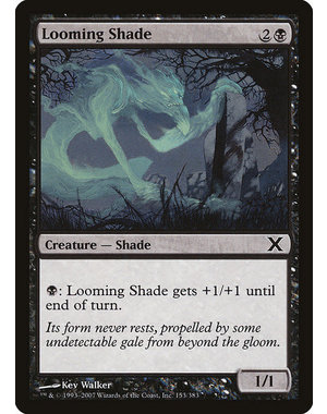 Magic: The Gathering Looming Shade (153) Damaged