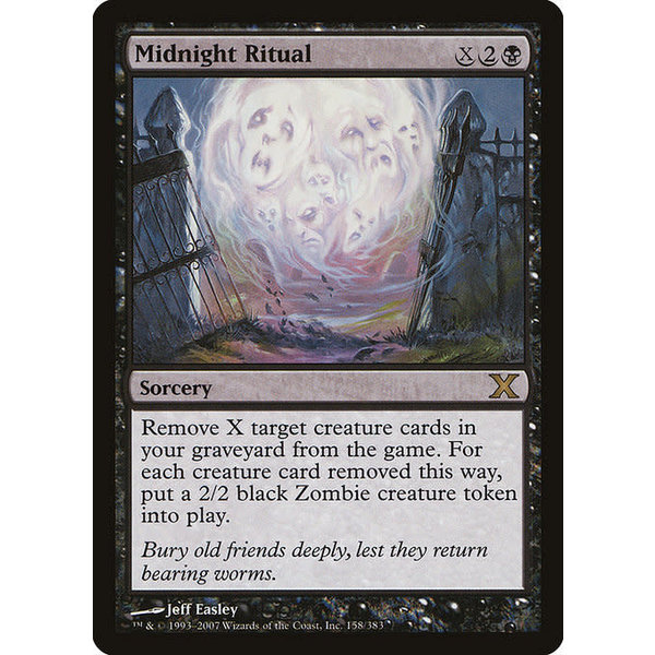 Magic: The Gathering Midnight Ritual (158) Lightly Played