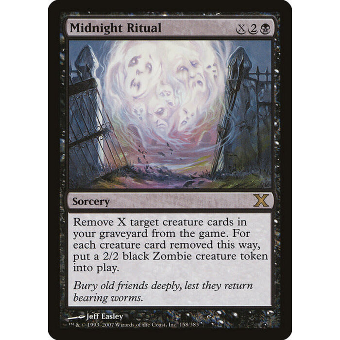 Magic: The Gathering Midnight Ritual (158) Lightly Played