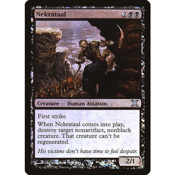 Magic: The Gathering Nekrataal (163) Lightly Played Foil