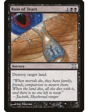 Magic: The Gathering Rain of Tears (170) Moderately Played