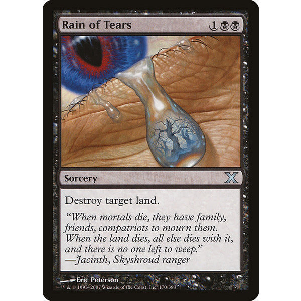Magic: The Gathering Rain of Tears (170) Moderately Played