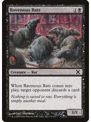 Magic: The Gathering Ravenous Rats (171) Lightly Played