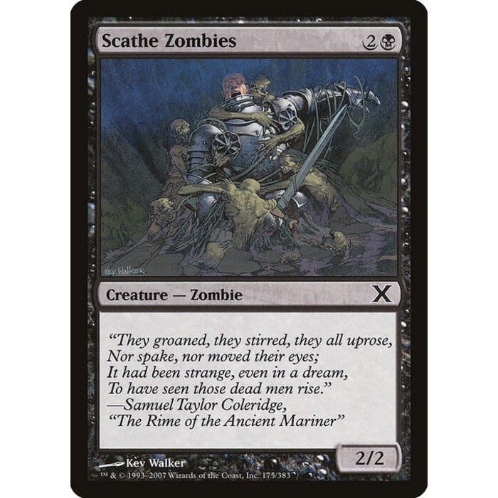 Magic: The Gathering Scathe Zombies (175) Lightly Played