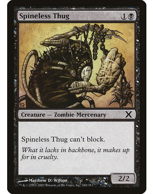 Magic: The Gathering Spineless Thug (180) Lightly Played