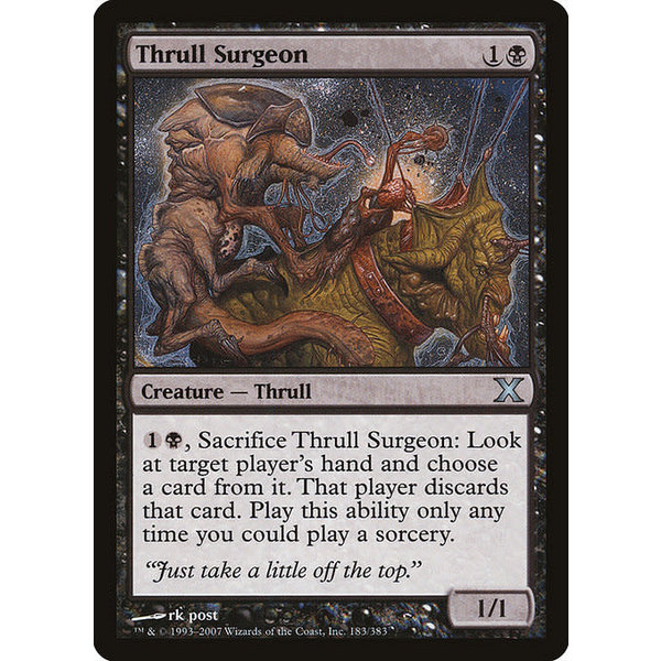 Magic: The Gathering Thrull Surgeon (183) Moderately Played