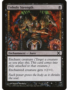 Magic: The Gathering Unholy Strength (185) Moderately Played