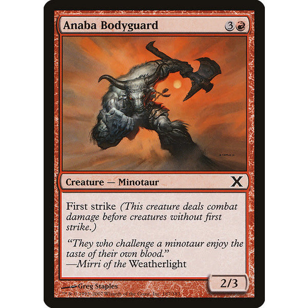 Magic: The Gathering Anaba Bodyguard (187) Lightly Played
