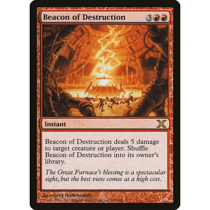 Magic: The Gathering Beacon of Destruction (189) Lightly Played