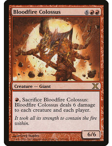Magic: The Gathering Bloodfire Colossus (191) Moderately Played