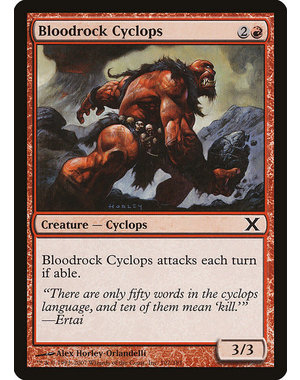 Magic: The Gathering Bloodrock Cyclops (192) Lightly Played