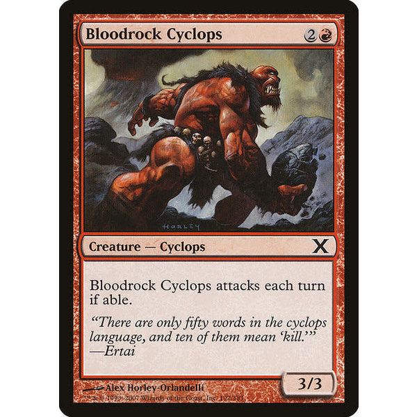 Magic: The Gathering Bloodrock Cyclops (192) Lightly Played