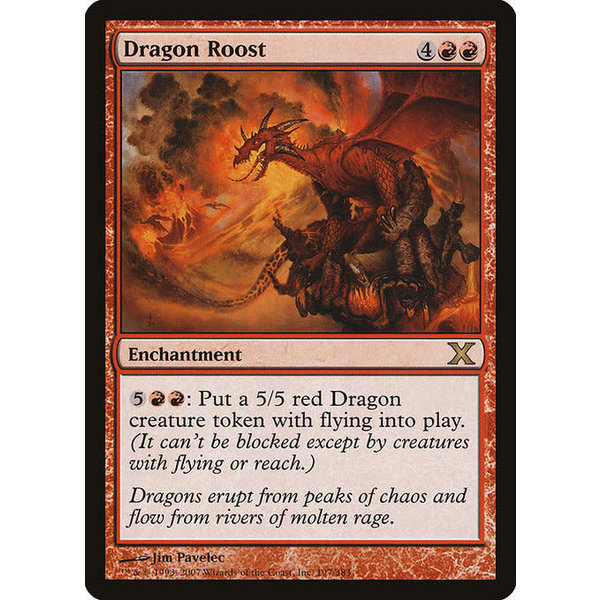 Magic: The Gathering Dragon Roost (197) Moderately Played