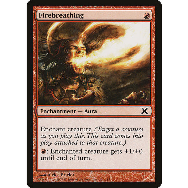 Magic: The Gathering Firebreathing (200) Lightly Played