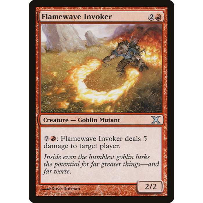 Magic: The Gathering Flamewave Invoker (202) Lightly Played