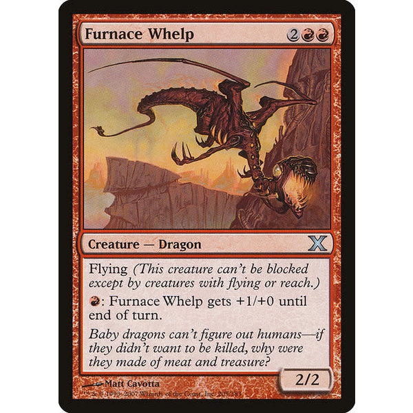 Magic: The Gathering Furnace Whelp (205) Lightly Played