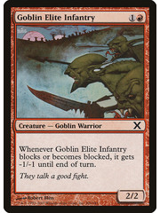 Magic: The Gathering Goblin Elite Infantry (206) Lightly Played