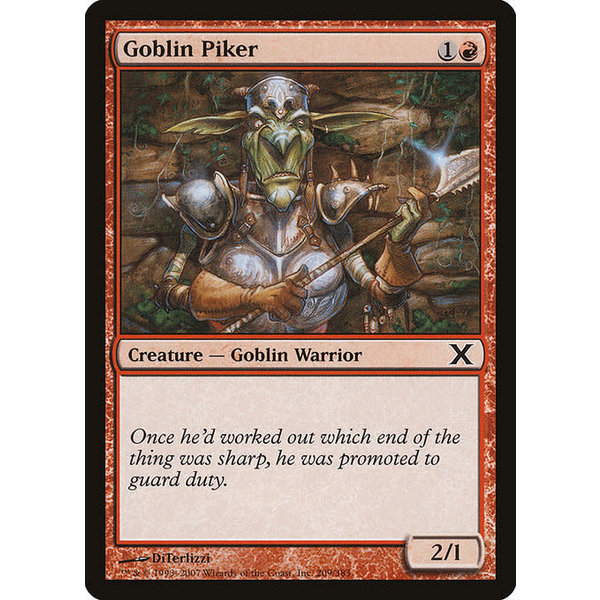 Magic: The Gathering Goblin Piker (209) Lightly Played