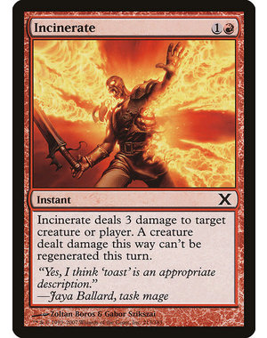 Magic: The Gathering Incinerate (213) Lightly Played