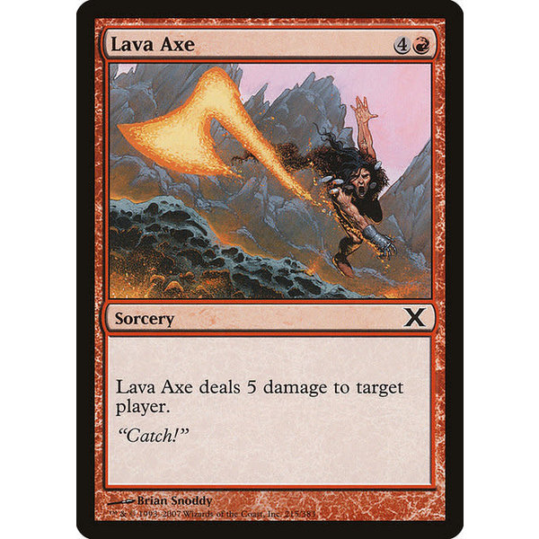 Magic: The Gathering Lava Axe (215) Lightly Played
