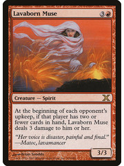 Magic: The Gathering Lavaborn Muse (216) Moderately Played