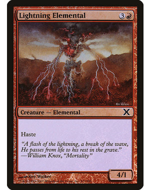 Magic: The Gathering Lightning Elemental (217) LP Foil