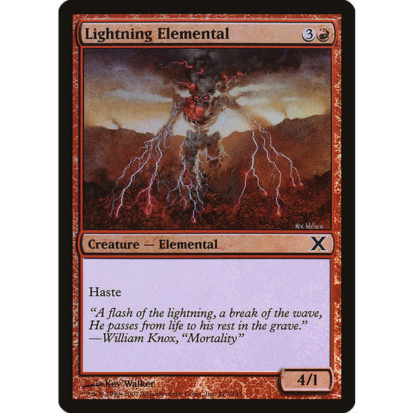 Magic: The Gathering Lightning Elemental (217) Lightly Played Foil