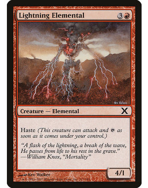 Magic: The Gathering Lightning Elemental (217) Lightly Played