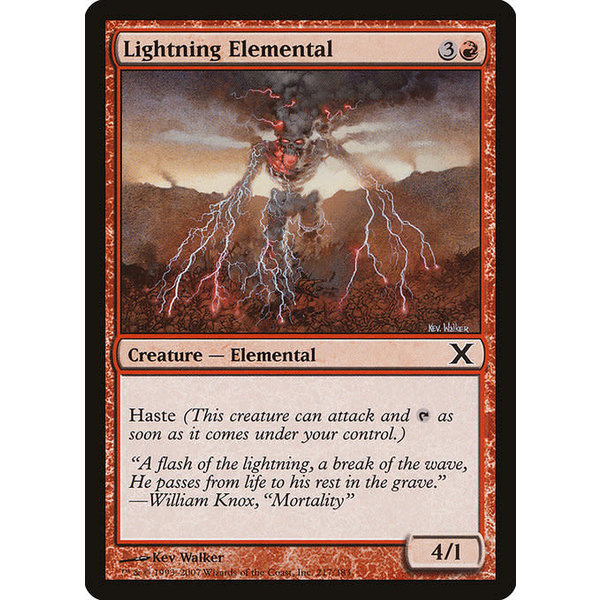 Magic: The Gathering Lightning Elemental (217) Lightly Played