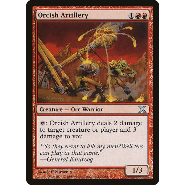 Magic: The Gathering Orcish Artillery (220) Lightly Played