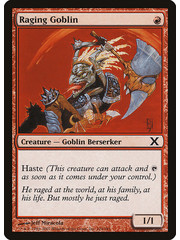Magic: The Gathering Raging Goblin (224) Lightly Played