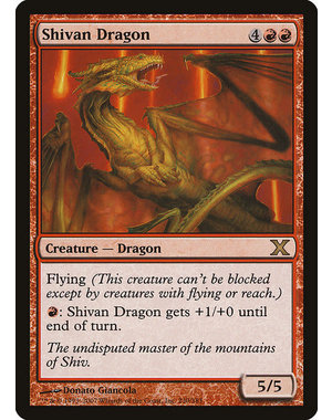 Magic: The Gathering Shivan Dragon (230) Moderately Played