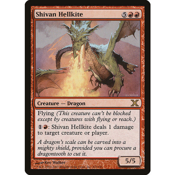 Magic: The Gathering Shivan Hellkite (231) Lightly Played