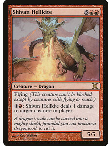 Magic: The Gathering Shivan Hellkite (231) Heavily Played