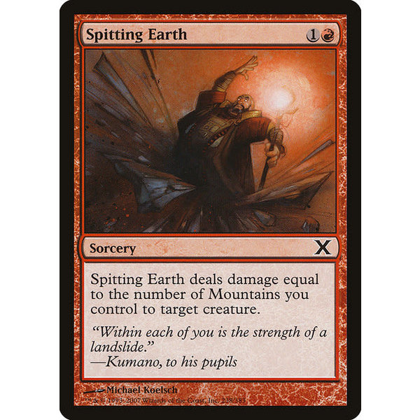 Magic: The Gathering Spitting Earth (238) Lightly Played