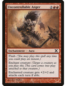 Magic: The Gathering Uncontrollable Anger (244) Lightly Played