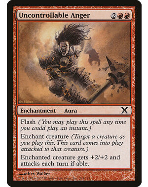 Magic: The Gathering Uncontrollable Anger (244) Lightly Played