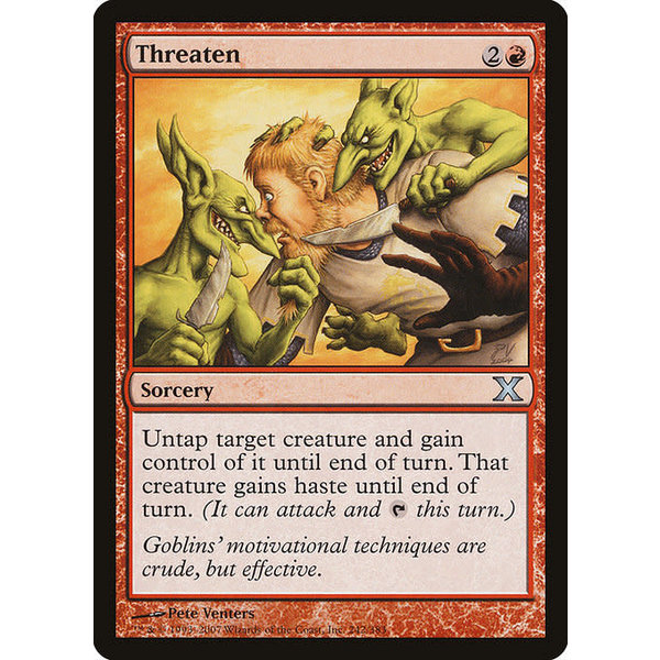 Magic: The Gathering Threaten (242) Lightly Played