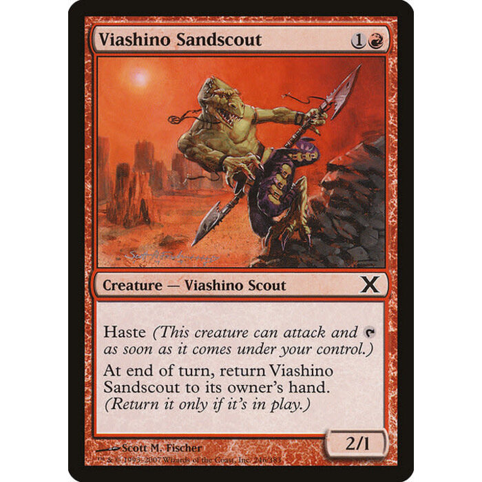 Magic: The Gathering Viashino Sandscout (246) Lightly Played