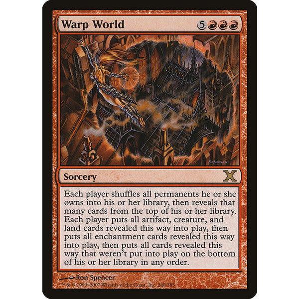 Magic: The Gathering Warp World (248) Damaged