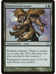 Magic: The Gathering Blanchwood Armor (253) Lightly Played