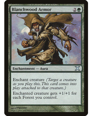 Magic: The Gathering Blanchwood Armor (253) LP