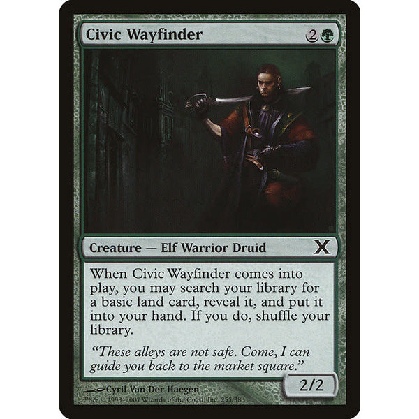 Magic: The Gathering Civic Wayfinder (255) Moderately Played