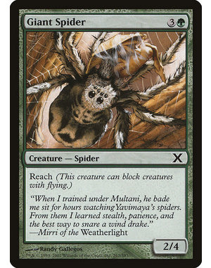 Magic: The Gathering Giant Spider (267) Lightly Played