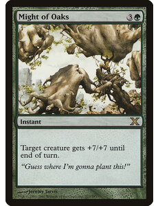 Magic: The Gathering Might of Oaks (277) Damaged