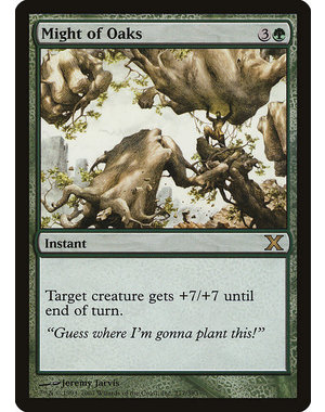 Magic: The Gathering Might of Oaks (277) Damaged